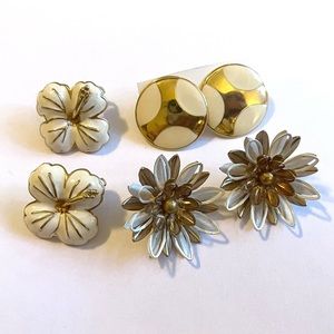 Set of 3 Vintage Earrings